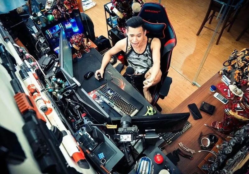 Phòng Stream được ví như trái tim trong căn nhà của Độ Mixi